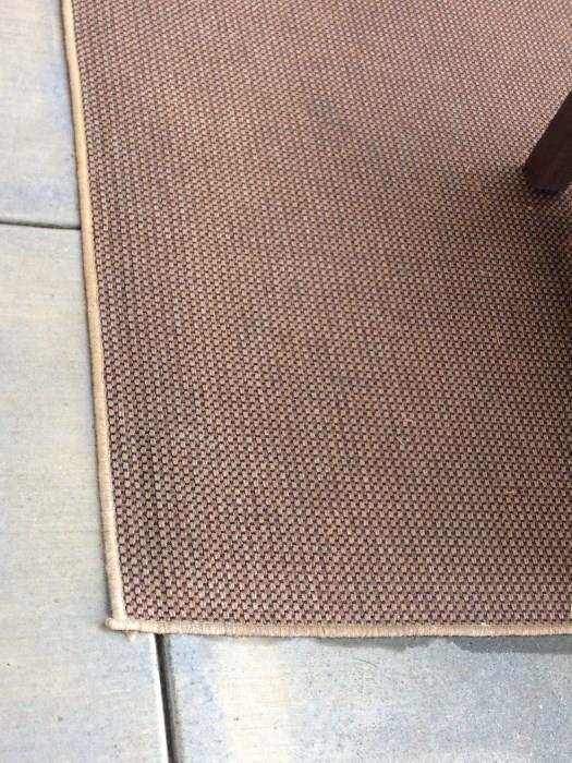 One of two outdoor carpets available for sale each roughly 9' x 11'