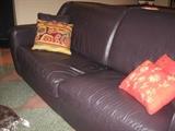 Leather sofa