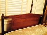 Another full size head board and frame and mattress set