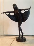 Art Deco Bronze Dancer Statue