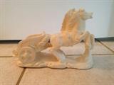 alabaster horses from Italy