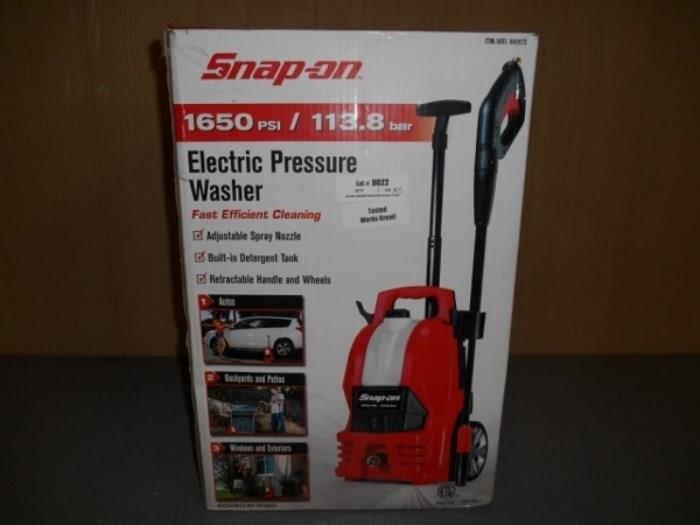 1650PSI Snap-On Electric Pressure Washer 