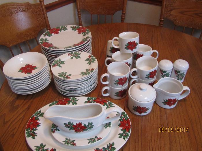 Hallmark China. Discontinued pattern. 11 pc. place setting + serving pieces.