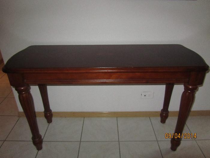 Sofa Table with inlay top.