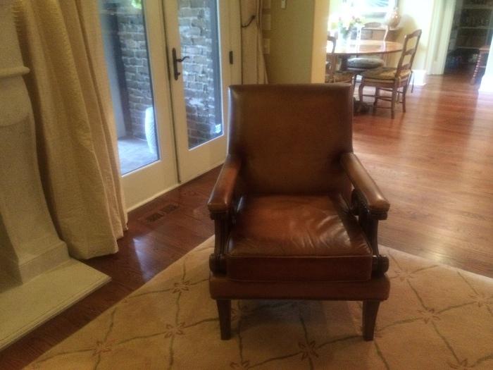 2 - Leather arm chairs - $500 each, $800 for the pair