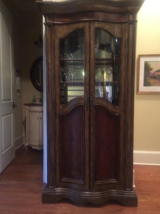 Hooker Cabinet/Wine Rack with drawer - $800 (picture 1 of 2) SOLD