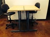 Stand-up desk and tall stool - only 1 left!