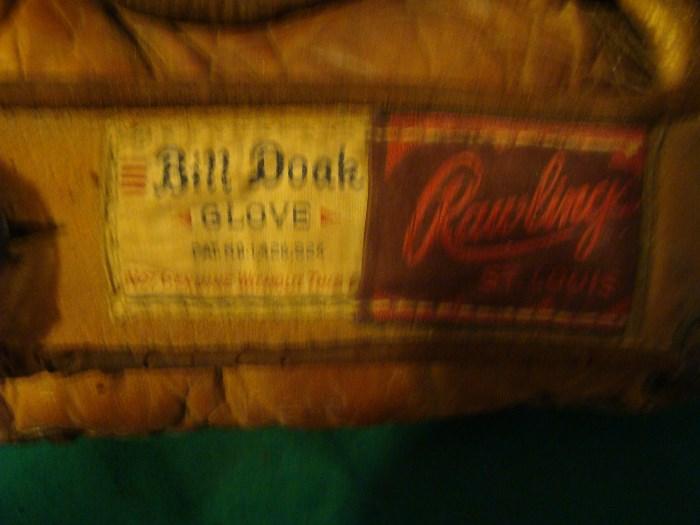Bill Doak Vintage Baseball Glove