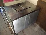 Troy Hill Stainless Steel Commercial Rolling Freezer / Ice Cream Stand / Business
