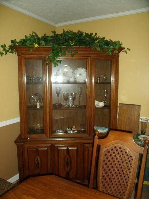 China cabinet that matches dining table