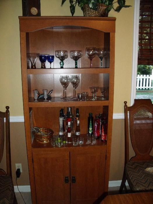 Bookcase with cupboard