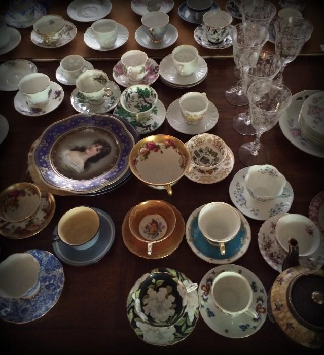 Over 50 tea cup sets
