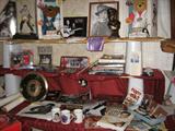Collection of ELVIS - books, pictures, bears, clock - more!!