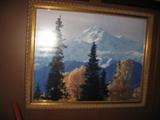 Framed - Print Denali, Trapper - Alaska Artist . . Myron Rosenberg