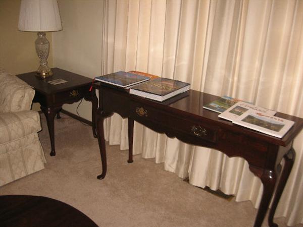 Bassett -  Cherry End Table and Console Sofa Table