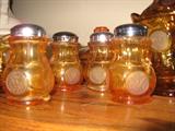 Fostoria Coin Glass Amber - Gold