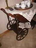Wood tea/serving cart!