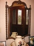 Barley twist mirror - Owner states he purchased from the Coors Mansion in Colorado! Have table to match!