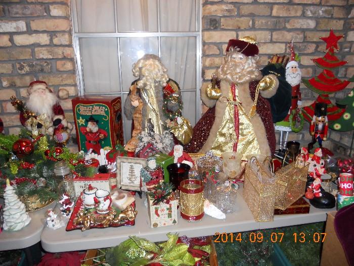 Just a smidgen of the amazing Christmas decorations offered.