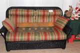 Presell Indoor Wicker Couch