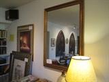 framed mirror
