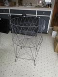 vintage laundry cart