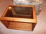 Glass and Oak Custom built coffee table
