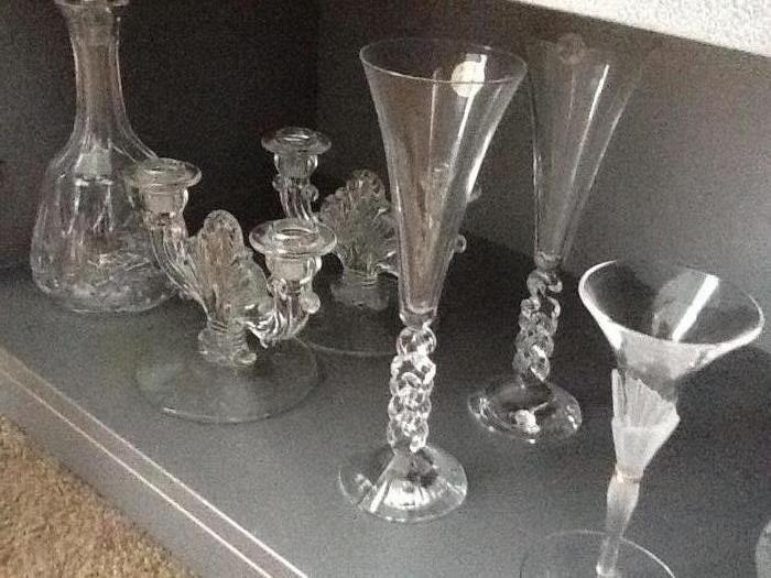 Crystal stemware, candles and more!