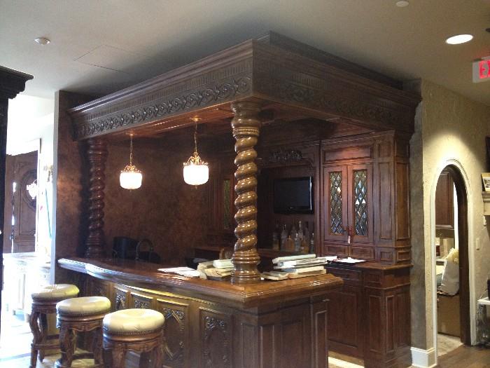 Chicago Rail Bar.   Original Price $48,050  Now $22,000. Please contact Amber at 847-428-7000 for availability and questions. 