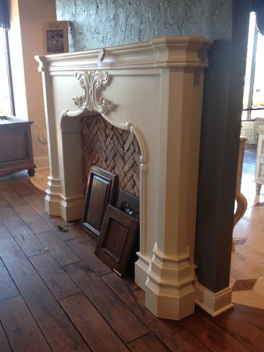 Belmont Fireplace. Original Price $5,796, Now $2,898. Contact Amber at 847-428-7000 for availability and questions.