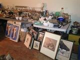 Stemware, knick knacks, bowls, plates, vases.
