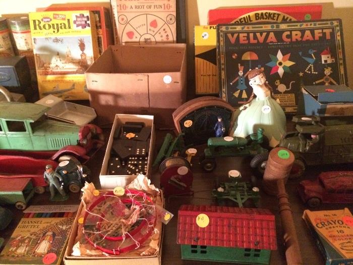 Antique toys from the 1930s...