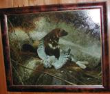Michael Coleman Print Badger & Owl