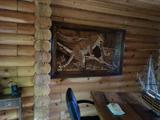Incredible Leopard marquetry