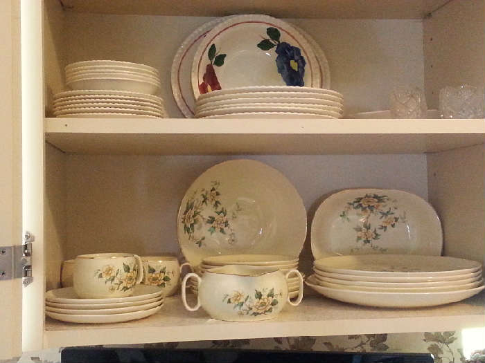 Blue Ridge Pottery Dishes and W.S. George Dishes