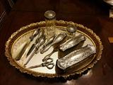 Art Nouveau Sterling Silver Dresser Set