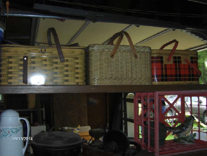 Nice collection of picnic baskets