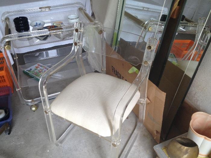mid-century Acrylic chair - modern