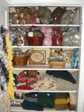 Yarn and sweater closet