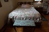 Full Size bedroom set ~ bed, night stand, accent bench, dresser, chest of drawers