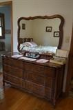 dresser with mirror ~ part of a 5 pc set
