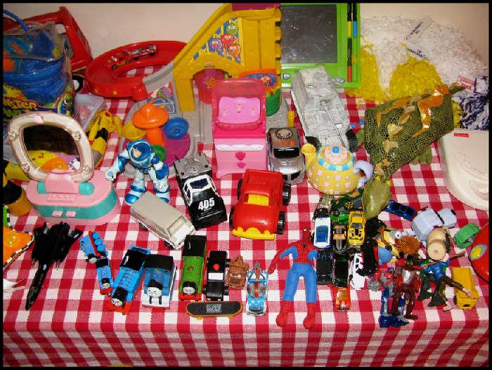 Toys. Spiderman. Cars. 
