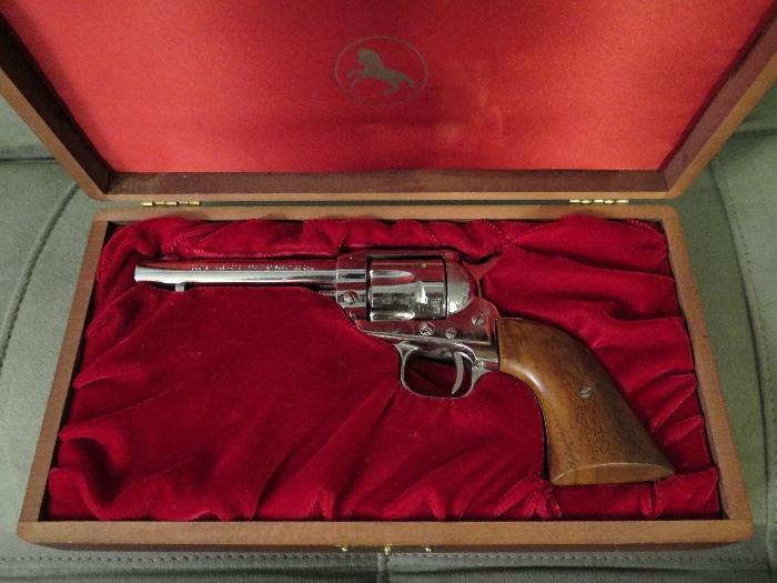 Colt single action Frontier Scout .22 caliber in presentation box.