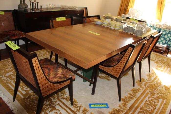 Harvey Probber Dining Room Table & 8 Chairs