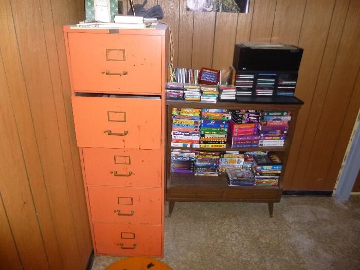 Everybody needs an orange file cabinet....