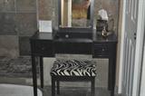 vanity and bench