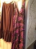 Vintage maxi dress and skirt