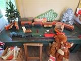 Lionel Train Set Complete w Layout and Two Trains priced as a single unit. 