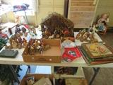 Several Nativity Sets w Nice Creche 