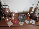 Selection of Copper Items 